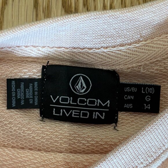 Volcom Crewneck Sweater - Peach - Large - Picture 4 of 4